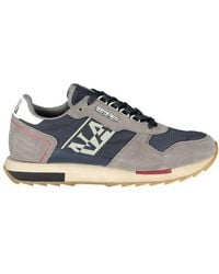 Napapijri - Blue Polyester Men's Sneaker - Lyst