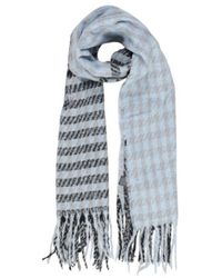 ONLY - Blue Recycled Polyester Scarf - Lyst