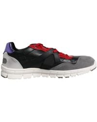 Dolce & Gabbana - Leather Suede Low Top Sneakers Shoes - Lyst