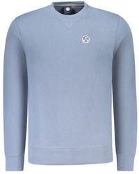 North Sails - Blue Cotton Men Sweatshirt - Lyst