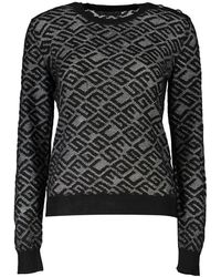 Guess - Chic Embroidered Crew Neck Sweater - Lyst