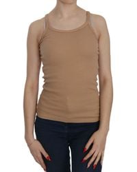 Pink Memories - Sleeveless Spaghetti Strap Tank Blouse - Lyst