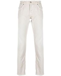 Dondup - White Cotton Jeans & Pant - Lyst
