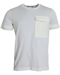 Dolce & Gabbana - Cotton Pocket Short Sleeves T-Shirt - Lyst