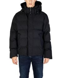 Replay - Black Polyamide Coat - Lyst