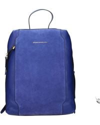 Piquadro - Leather Backpacks - Lyst