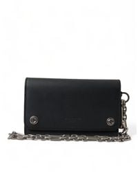Dolce & Gabbana - Elegant Leather Shoulder Bag - Lyst