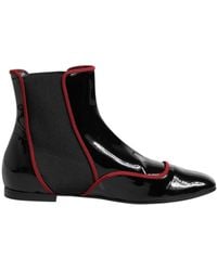 Dolce & Gabbana - Ankle Boots Patent Leather - Lyst