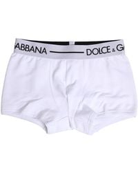 Dolce & Gabbana - Cotton Stretch Regular Boxer Underwear Clothing - Lyst