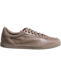 Dolce & Gabbana - Taupe Saint Tropez Low Top Sneakers Shoes - Lyst