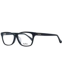 Max Mara - Black Plastic Glasses (frames) - Lyst