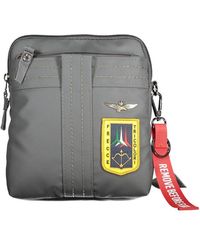 Aeronautica Militare - Elegant Shoulder Bag With Contrasting Details - Lyst