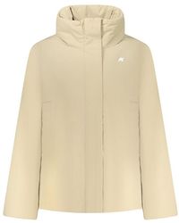 K-Way - Beige Nylon Jacket - S - Lyst