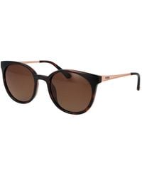 Guess - Brown Plastic Sunglasses - Lyst