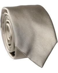 Dolce & Gabbana - White Tattoo Floral Silk Adjustable Men Tied Necktie Tie - Lyst