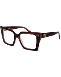 DSquared² - Burgundy Acetate Glasses (frames) - Lyst