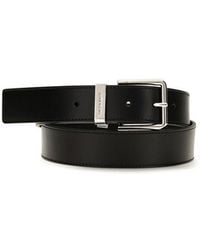Givenchy - Black Calf Leather Bos Taurus Regular Belt - Lyst