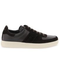Tom Ford - Suede And Leather 'radcliffe' Sneakers - Lyst