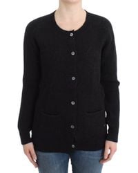 John Galliano - Black Wool Cardigan - Lyst