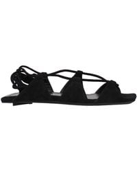 The Attico - Reneè Sandals Suede - Lyst