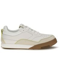 Givenchy - White Calf Leather Bos Taurus Low Top Sneakers - Lyst