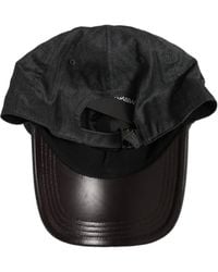 Dolce & Gabbana - Herringbone Baseball Cap Hat Cotton Elastane - Lyst