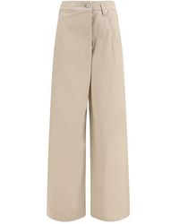 Brunello Cucinelli - Beige Cotton Casual Pants - Lyst