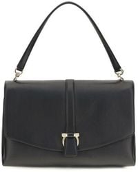 Ferragamo - Calf Leather Bos Taurus Shoulder Bag - Lyst