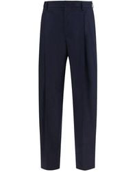 Dolce & Gabbana - Blue Wool Oves Aries Dress Pants - Lyst