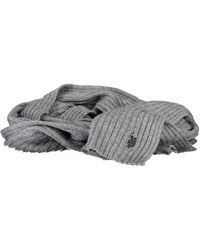 U.S. POLO ASSN. - Gray Wool Men's Scarf - Lyst