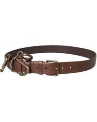 Dolce & Gabbana - Calf Leather Metal Buckle Belt - Lyst