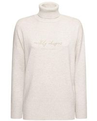 Brunello Cucinelli - Wool Blend Sweater - Lyst