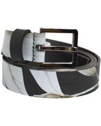 Dolce & Gabbana - Printed Buckle Belt - Lyst