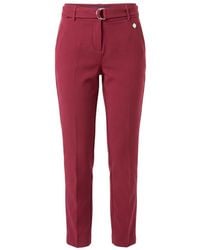 Trussardi - Red Polyester Pants - Lyst