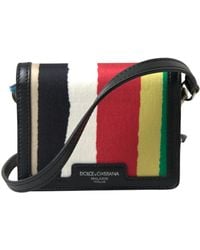 Dolce & Gabbana - Multicolor Leather Shoulder Strap Card Holder Wallet - Lyst