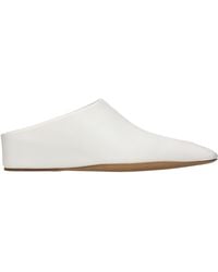 Jil Sander - Leather Sandals And Clogs - Lyst