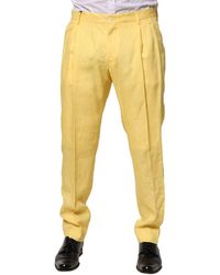 Dolce & Gabbana - Flax Tapered Dress Pants - Lyst