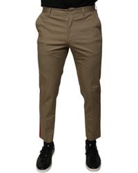Dolce & Gabbana - Casual Trousers Slim Fit Side Stripe Pants - Lyst