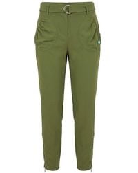 Trussardi - Green Polyester Pants - Lyst
