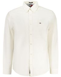 Tommy Hilfiger - White Cotton Men Shirt - Lyst