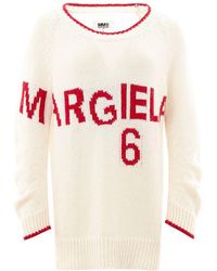 MM6 by Maison Martin Margiela - Cotton Sweater - Lyst