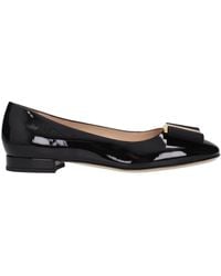 Tom Ford - Black Leather Ballet Flats - Lyst