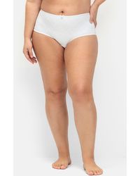 Sheego - Doppelpack Slips mit Spitze und Shaping-Effekt - Lyst