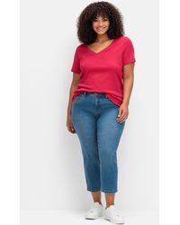 Sheego - Schmale 7/8-Jeans im Curvy-Schnitt PIA - Lyst