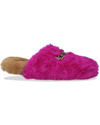 Kurt Geiger Women's Slippers Camel Combination Faux Fur Chelsea Slipper - Multicolour