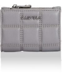 Carvela Kurt Geiger Grey Quilted Card Wallet