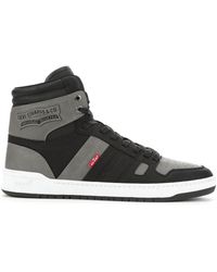 levi high top shoes