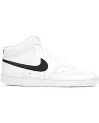 Nike Leather Court Royale Mid Sneaker In White For Men Lyst