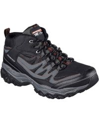 black high top skechers