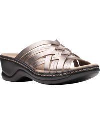 clarks female slippers